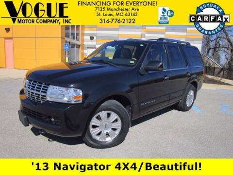 2013 Lincoln Navigator for sale at Vogue Motor Company Inc in Saint Louis MO