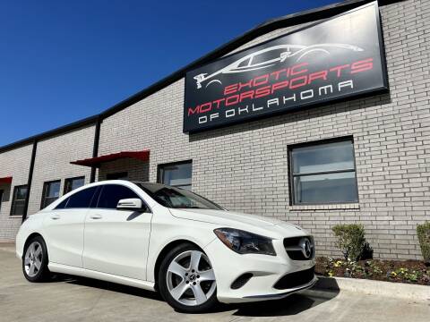 2018 Mercedes-Benz CLA for sale at Exotic Motorsports of Oklahoma in Edmond OK