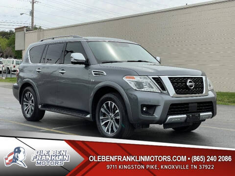 2018 Nissan Armada for sale at Ole Ben Franklin Motors KNOXVILLE - Ole Ben Franklin Motors - Knoxville in Knoxville TN