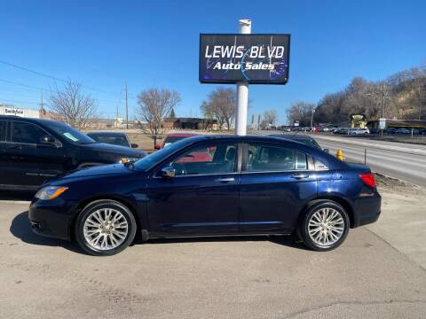 2012 Chrysler 200 for sale at Lewis Blvd Auto Sales in Sioux City IA