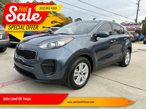 2017 Kia Sportage for sale at Auto Land Of Texas in Cypress TX