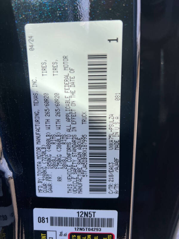 2024 Toyota Tundra Limited