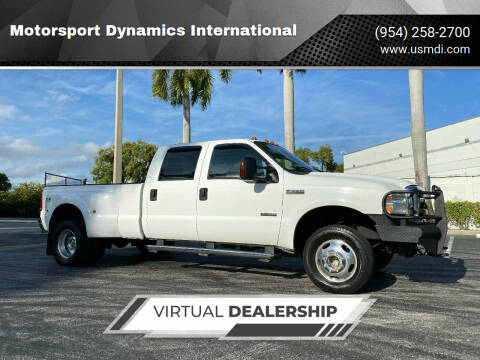 2006 Ford F-350 Super Duty for sale at Motorsport Dynamics International in Pompano Beach FL