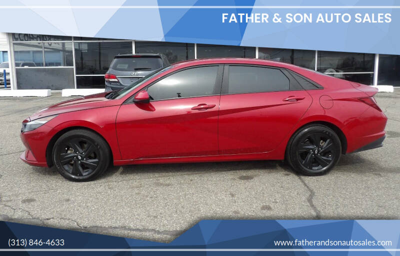 2022 Hyundai Elantra for sale at Father & Son Auto Sales in Dearborn MI