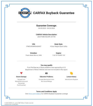 2024 Ford Escape Active