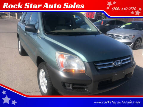 2006 Kia Sportage for sale at ROCK STAR TRUCK & AUTO LLC in Las Vegas NV