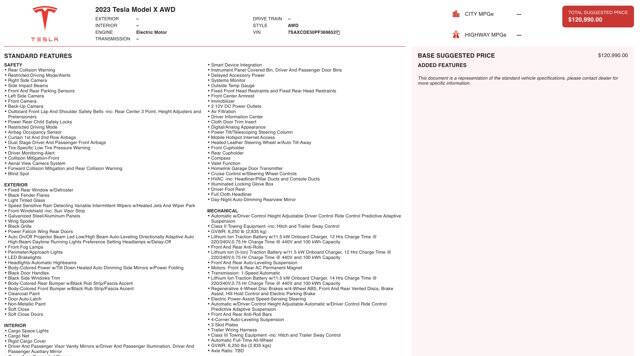 2023 Tesla Model X