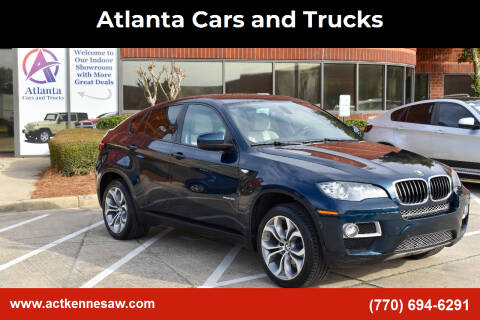 2013 BMW X6 for sale at Atlanta Cars and Trucks in Kennesaw GA
