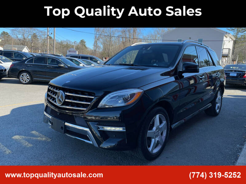 2015 Mercedes-Benz M-Class for sale at Top Quality Auto Sales in Westport MA