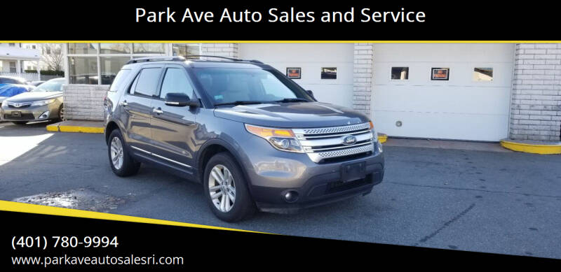 2013 Ford Explorer for sale at Park Ave Auto Sales and Service in Cranston RI
