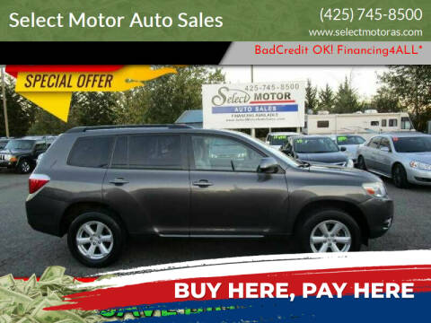2008 Toyota Highlander for sale at Select Motor Auto Sales in Lynnwood WA