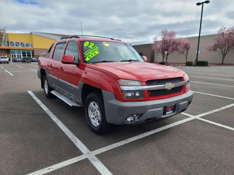 2002 Chevrolet Avalanche for sale at SWIFT AUTO SALES INC in Salem OR