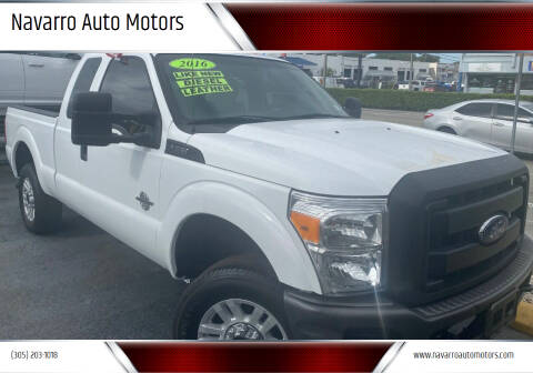 2016 Ford F-250 Super Duty for sale at Navarro Auto Motors in Hialeah FL