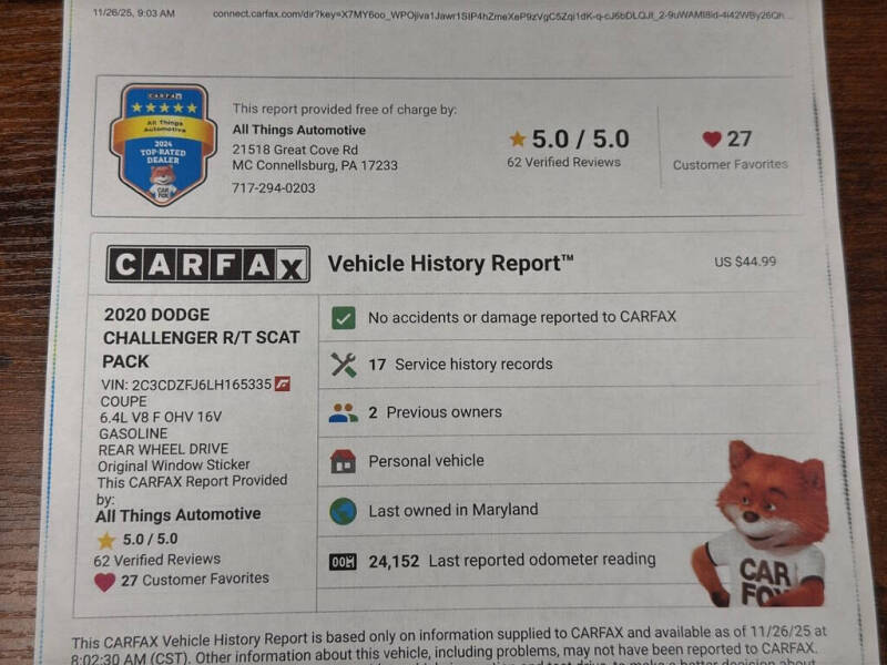 2020 Dodge Challenger