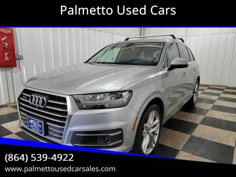2018 Audi Q7 for sale at Palmetto Used Cars in Piedmont SC