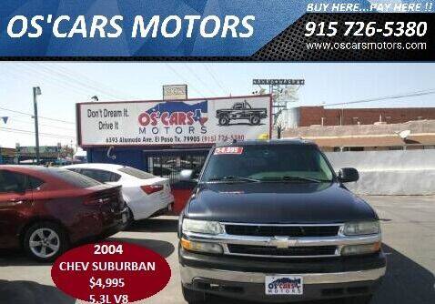 2004 Chevrolet Suburban for sale at Os'Cars Motors in El Paso TX
