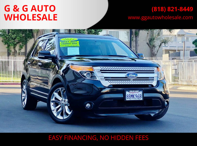 2014 Ford Explorer for sale at G & G AUTO WHOLESALE in North Hollywood CA