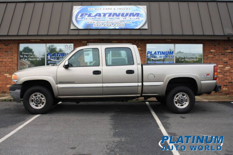 2001 GMC Sierra 2500HD for sale at Platinum Auto World in Fredericksburg VA