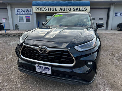2021 Toyota Highlander for sale at Prestige Auto Sales in Lincoln NE