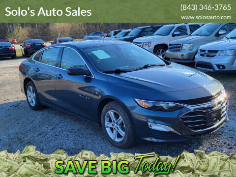 2019 Chevrolet Malibu for sale at Solo's Auto Sales in Timmonsville SC