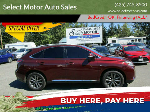 2013 Lexus RX 350 for sale at Select Motor Auto Sales in Lynnwood WA