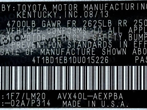 2013 Toyota Avalon Hybrid Limited
