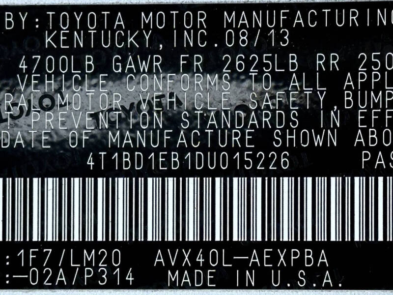 2013 Toyota Avalon Hybrid Limited