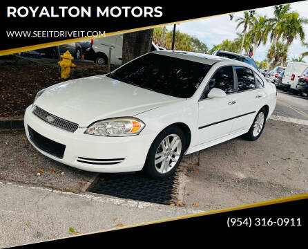 2015 Chevrolet Impala Limited for sale at ROYALTON MOTORS in Plantation FL