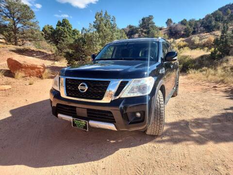 2017 Nissan Armada for sale at Canyon View Auto Sales in Cedar City UT
