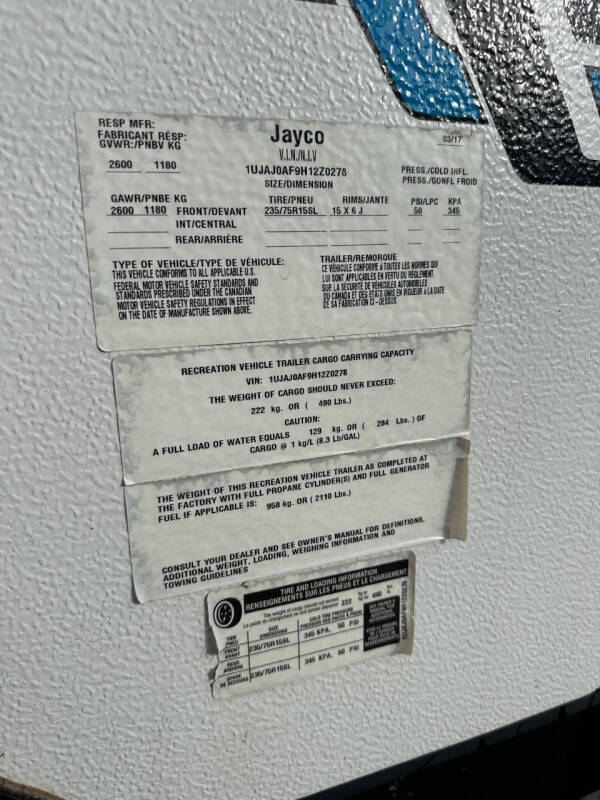 2017 Jayco JAY SPORT 12UD