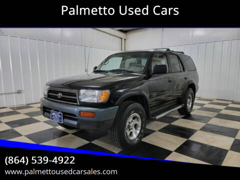 1998 Toyota 4Runner for sale at Palmetto Used Cars in Piedmont SC
