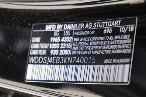 2019 Mercedes-Benz CLA CLA 250