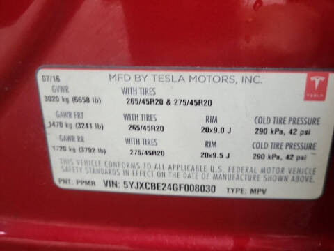 2016 Tesla Model X 90D