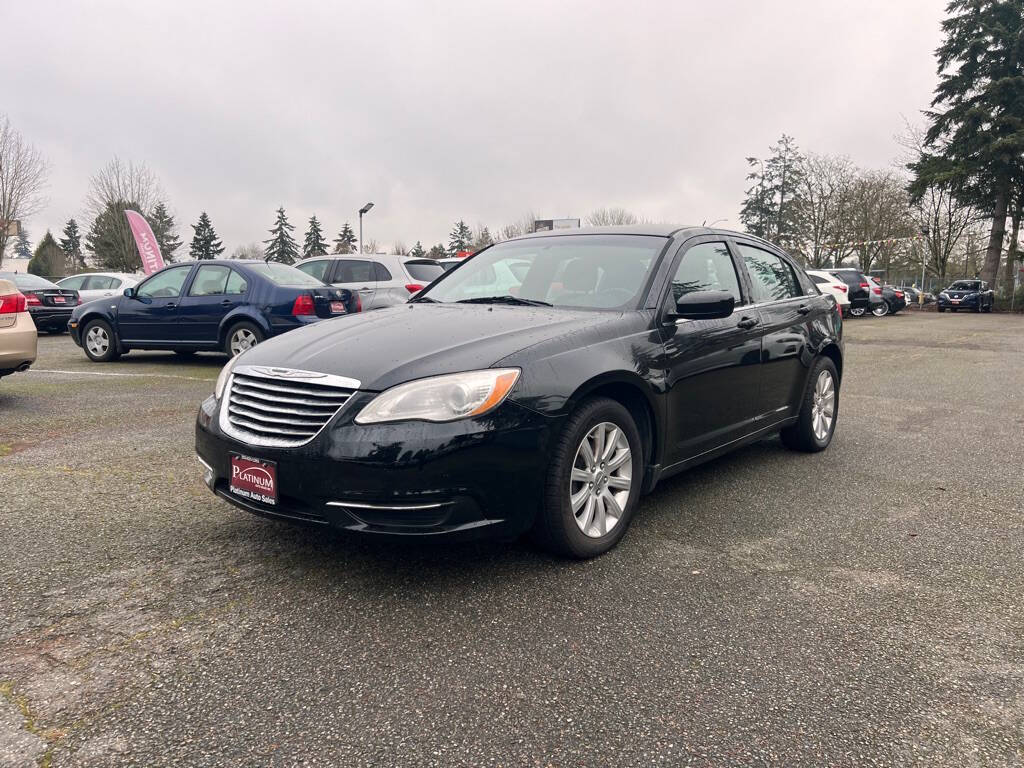 2013 Chrysler 200 for sale at PLATINUM AUTO SALES INC in Lacey, WA