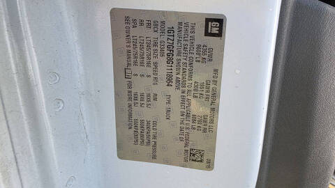 2016 GMC Savana 3500