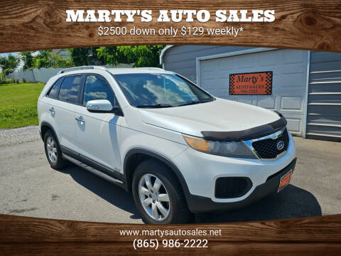 2011 Kia Sorento for sale at Marty's Auto Sales in Lenoir City TN