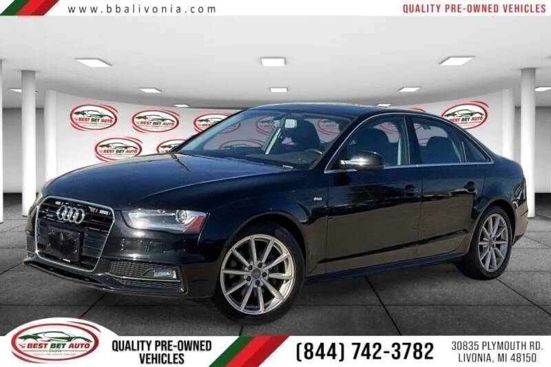 2015 Audi A4 for sale at Best Bet Auto in Livonia MI
