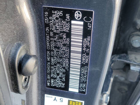 2016 Toyota Prius Two