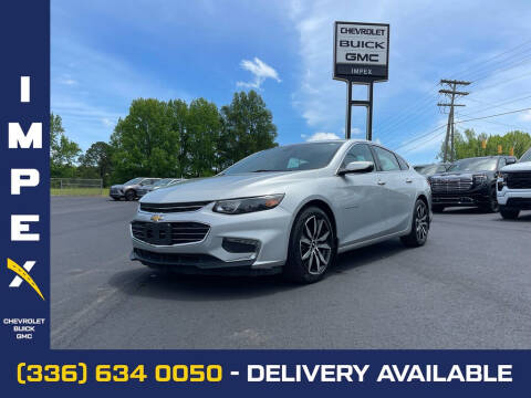 2018 Chevrolet Malibu for sale at Impex Chevrolet Buick GMC in Reidsville NC