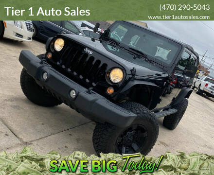 2014 Jeep Wrangler Unlimited for sale at Tier 1 Auto Sales in Gainesville GA