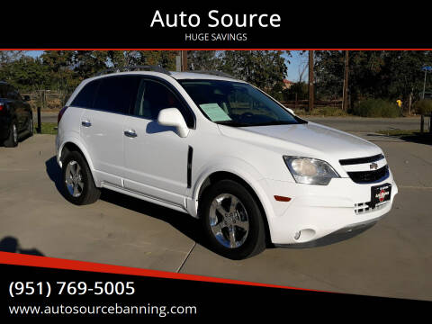 2013 Chevrolet Captiva Sport for sale at Auto Source in Banning CA