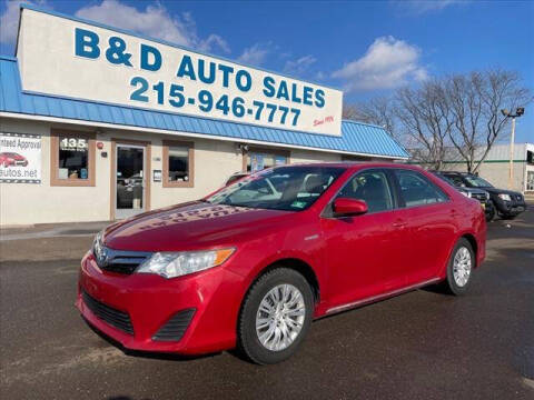 2014 Toyota Camry Hybrid for sale at B & D Auto Sales Inc. in Fairless Hills PA