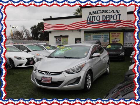 2014 Hyundai Elantra for sale at American Auto Depot in Modesto CA