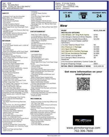 2016 Mercedes-Benz S-Class S 550 4MATIC