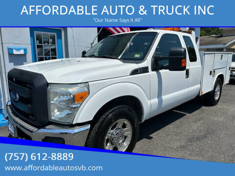 2016 Ford F-250 Super Duty for sale at AFFORDABLE AUTO & TRUCK INC in Virginia Beach VA