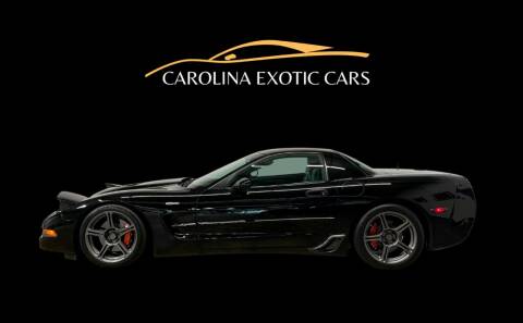 2002 Chevrolet Corvette for sale at Carolina Exotic Cars & Consignment Center in Raleigh NC