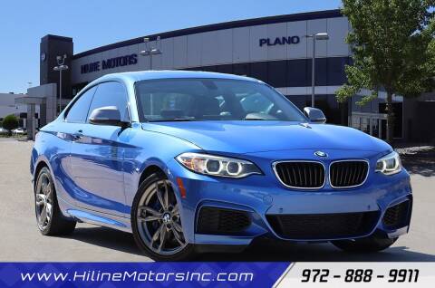 2016 BMW 2 Series for sale at HILINE MOTORS in Plano TX