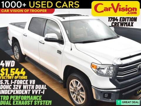 2017 Toyota Tundra for sale at Car Vision of Trooper in Norristown PA
