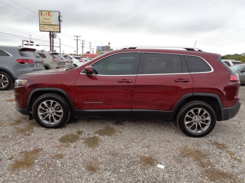 2019 Jeep Cherokee for sale at L & L Sales in Mexia TX