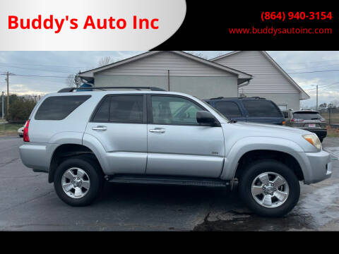 2008 Toyota 4Runner for sale at Buddy's Auto Inc in Pendleton, SC